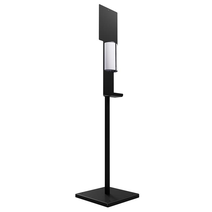 Station de d&eacute;sinfection des mains; Automatique; 1L; Gris mangan&egrave;se - Promo liquidation