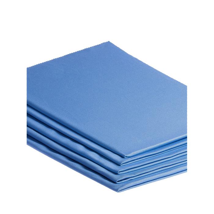 10 St Microfaser Gl&auml;ser Poliertuch Blau