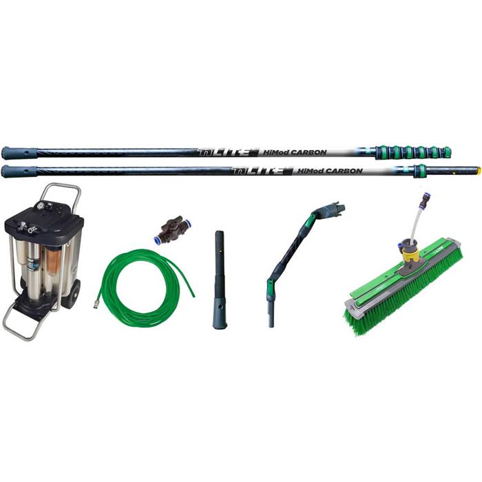 HydroPower RO S Einsteiger Set,Carbon 24K NET Komplett-Set mit nLite-Stange 11.90m und HydroPower RO S Filter