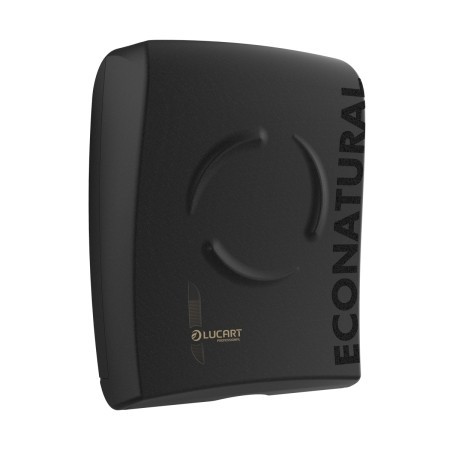 EcoNatural Flow fold handtowels Dispenser H3 - Black