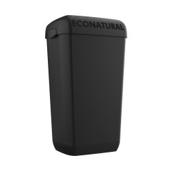 EcoNatural Flow waste bin - Black 23ltr