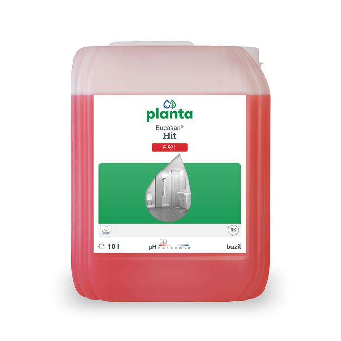 10 ltr Planta Bucasan HIT Sanitärreiniger mit Ecolabel (Remplace P312)