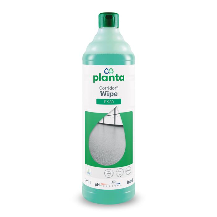1 ltr Planta Corridor Wipe Wischpflege mit Ecolabel
