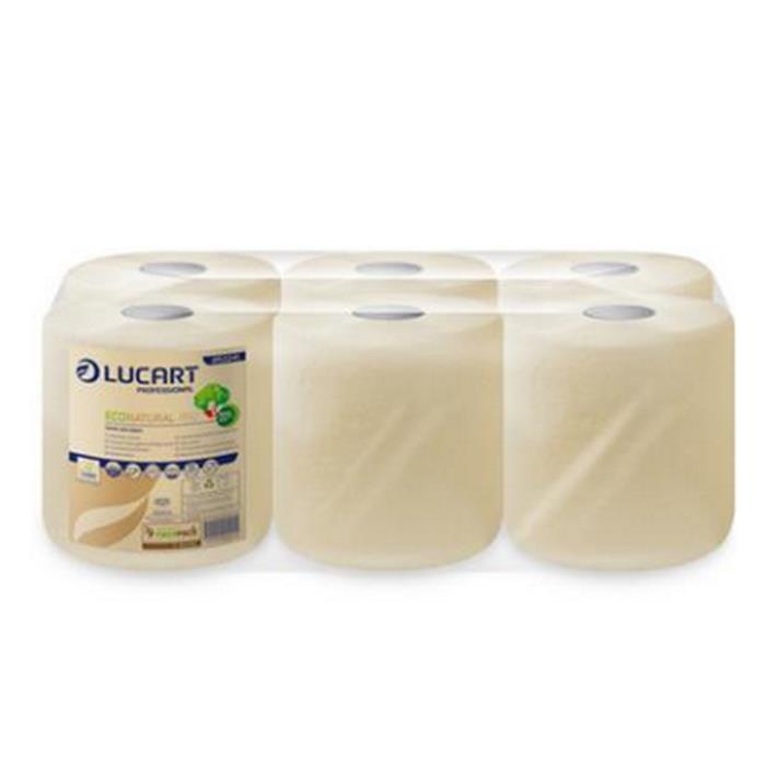 LUCART 852241B EcoNatural Bobines Essuyage 20cm x 113m 450cp  6rlx 2pli