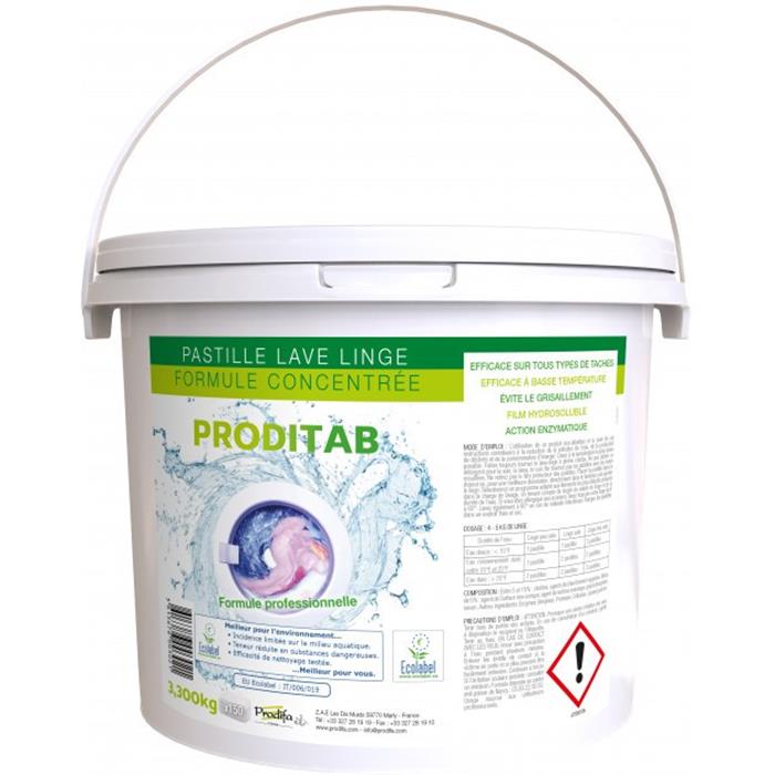 150 Tabs pour le Linge; Proditab; 22g; avec Ecolabel