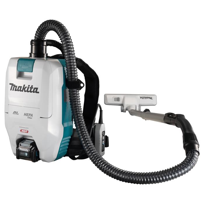 Aspirateur Makita Dorsal HEPA, 40VMAX, XGT - PROMO 40Vmax - 180 mbar - 2,0 L