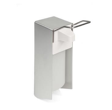 Seifen/Desinfektionsmittelspender ALUMINIUM , 500ml, manuell