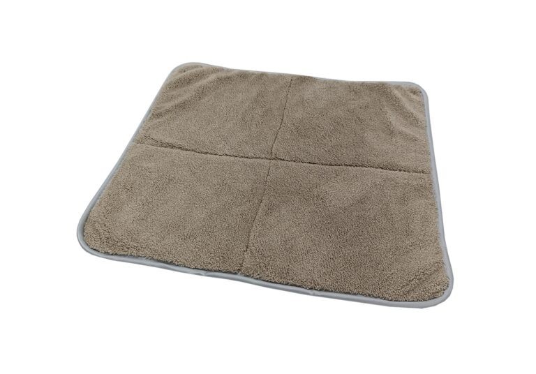 1pc Microfibres ultra-douces; 38x40cm; Gris 900 g/m²