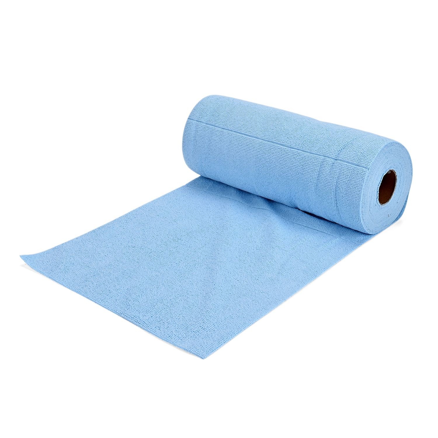 Microfibre en rouleau, environ 200 g/m&sup2;, 50 pi&egrave;ces; Bleu