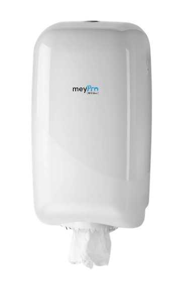 Distributeur M1 meyPro, blanc, PVC, d&eacute;v.central bobines 130m