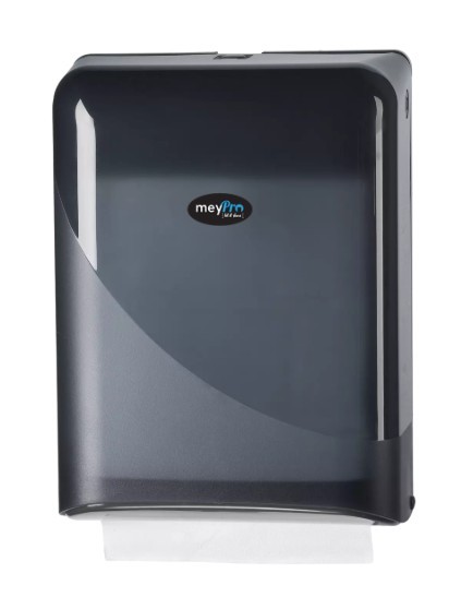 Distributeur d&rsquo;essuie-mains pli&eacute;s V / Interfold Mey-Pearl; Noir