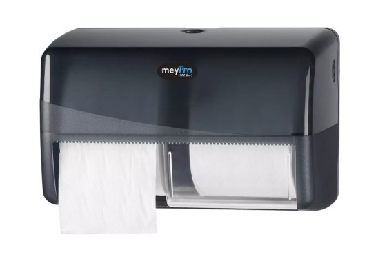 Distributeur de papier toilette rouleaux compacts Mey-Pearl; Noir